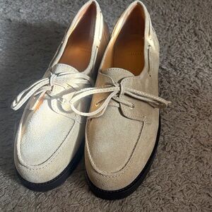 New Sezane Caroline Lace-Up Loafers